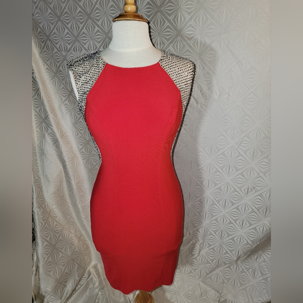 Xscape beaded cocktail dress